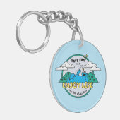 クッキーモンスター 楽しむ| Life One Bite at A Time キーホルダー (正面左)