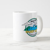 クッキーモンスター 楽しむ| Life One Bite at A Time ジャンボコーヒーマグカップ (正面右)