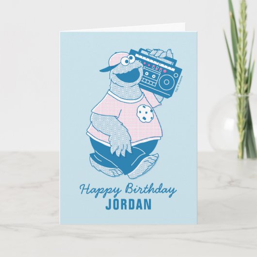 クッキーモンスター|申し訳ございませんが、私が必要です カード (正面)