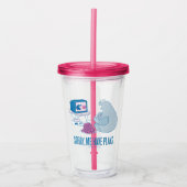 クッキーモンスター |申し訳ございません。予定があります アクリルタンブラー (正面)