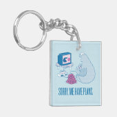 クッキーモンスター |申し訳ございません。予定があります キーホルダー (正面左)