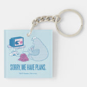 クッキーモンスター |申し訳ございません。予定があります キーホルダー (裏面)