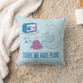 クッキーモンスター |申し訳ございません。予定があります クッション (ブランケット)