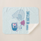 クッキーモンスター |申し訳ございません。予定があります シェルパブランケット (正面(横))