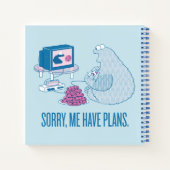 クッキーモンスター |申し訳ございません。予定があります ノートブック (裏面)