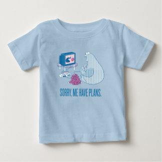クッキーモンスター |申し訳ございません。予定があります ベビーTシャツ