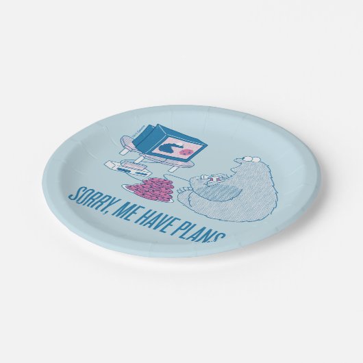 クッキーモンスター |申し訳ございません。予定があります ペーパープレート (アングル)