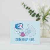 クッキーモンスター |申し訳ございません。予定があります ポストカード (スタンド正面)