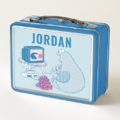 クッキーモンスター |申し訳ございません。予定があります メタルランチボックス (裏面)