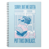 クッキーモンスター |申し訳なく存じますが、私は ノートブック (正面)