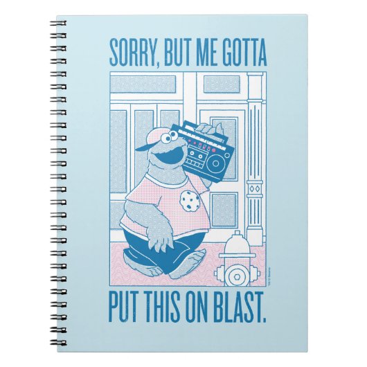 クッキーモンスター |申し訳なく存じますが、私は ノートブック (正面)