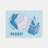 クッキーモンスター |申し訳なく存じますが、私は フリースブランケット (正面(横))