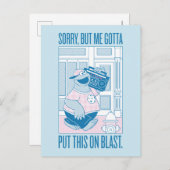 クッキーモンスター |申し訳なく存じますが、私は ポストカード (正面/裏面)