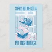 クッキーモンスター |申し訳なく存じますが、私は ポストカード (正面)