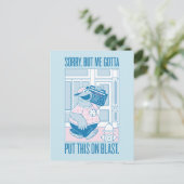 クッキーモンスター |申し訳なく存じますが、私は ポストカード (スタンド正面)