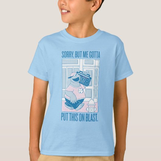 クッキーモンスター |申し訳なく存じますが、私は Tシャツ (正面)