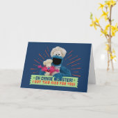 クッキーモンスター!私はあ得なたに優しい カード (黄色い花)