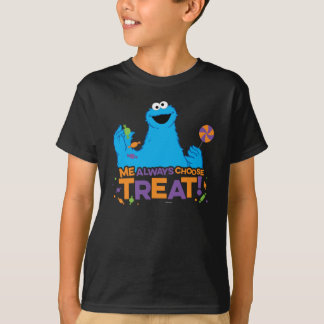 クッキーモンスター-私は御馳走を常に選びます Tシャツ