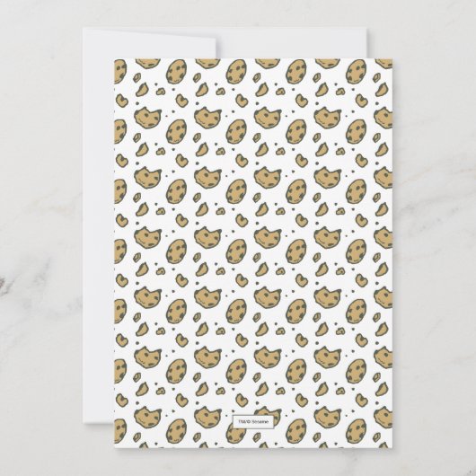 クッキーモンスター | 1つのタフなCookie誕生日 招待状 (裏面)