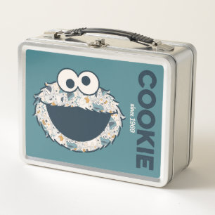 クッキーモンスター 1969年以来のCookie メタルランチボックス
