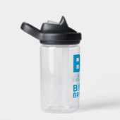 クッキーモンスター | Bはビッグブラザー用 |名前の追加 ウォーターボトル (右面)