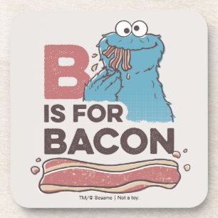 クッキーモンスター BはBacon用 コースター