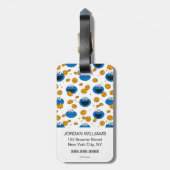 クッキーモンスター | CはCookieパターン用 ラゲッジタグ (裏面縦)