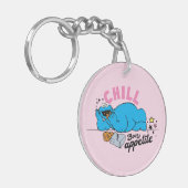 クッキーモンスター | Chill Bon Ageeting キーホルダー (正面左)