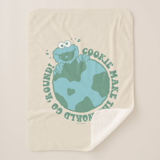 クッキーモンスター | Cookieにより世界を丸める シェルパブランケット (正面)