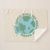 クッキーモンスター | Cookieにより世界を丸める シェルパブランケット (正面(横))