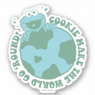 クッキーモンスター Cookieにより世界を丸める シール