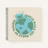クッキーモンスター | Cookieにより世界を丸める ノートブック (正面)