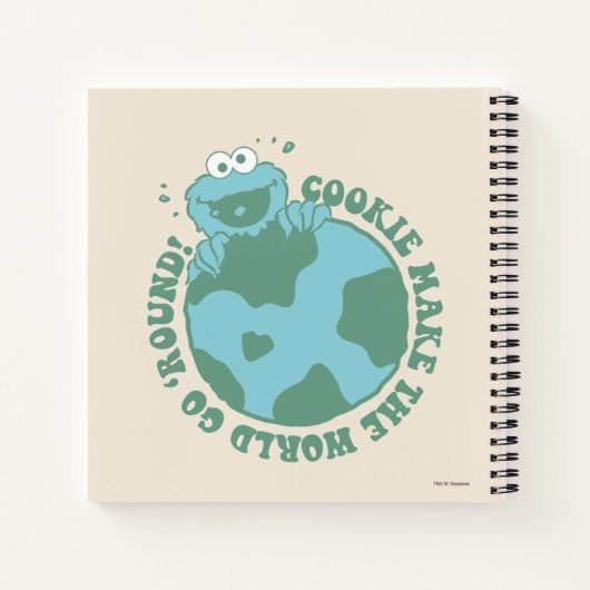 クッキーモンスター | Cookieにより世界を丸める ノートブック (裏面)