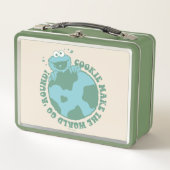 クッキーモンスター | Cookieにより世界を丸める メタルランチボックス (正面)