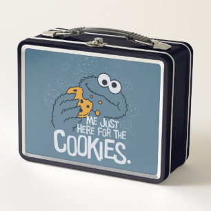 クッキーモンスター Cookieのためにここに メタルランチボックス