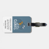 クッキーモンスター | Cookieのためにここに ラゲッジタグ (裏面横)