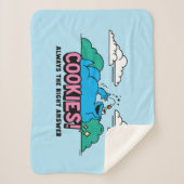 クッキーモンスター | Cookieは常に正しい答え シェルパブランケット (正面)