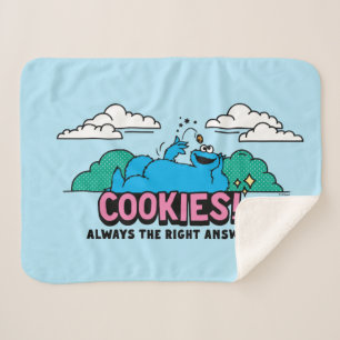 クッキーモンスター Cookieは常に正しい答え シェルパブランケット