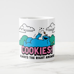 クッキーモンスター Cookieは常に正しい答え ジャンボコーヒーマグカップ