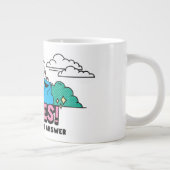 クッキーモンスター | Cookieは常に正しい答え ジャンボコーヒーマグカップ (右)