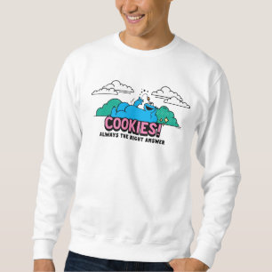 クッキーモンスター Cookieは常に正しい答え スウェットシャツ