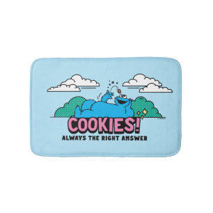 クッキーモンスター Cookieは常に正しい答え バスマット