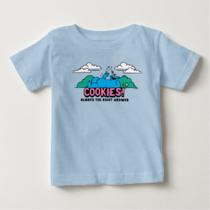 クッキーモンスター   Cookieは常に正しい答え ベビーTシャツ