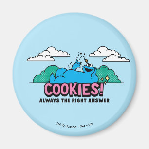クッキーモンスター Cookieは常に正しい答え マグネット