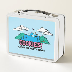 クッキーモンスター Cookieは常に正しい答え メタルランチボックス