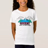 クッキーモンスター | Cookieは常に正しい答え Tシャツ (正面)