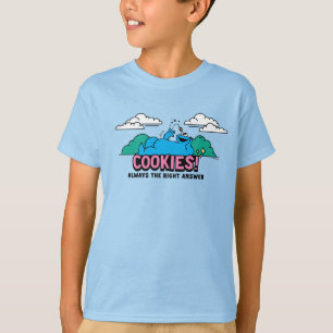 クッキーモンスター Cookieは常に正しい答え Tシャツ