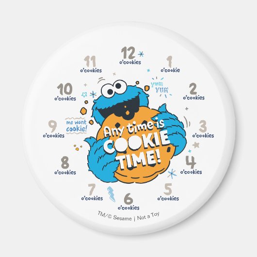 クッキーモンスター | Cookie時間 マグネット (正面)