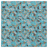 クッキーモンスター | NOM NOMパターン ファブリック (見本)