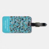 クッキーモンスター | NOM NOMパターン ラゲッジタグ (裏面横)